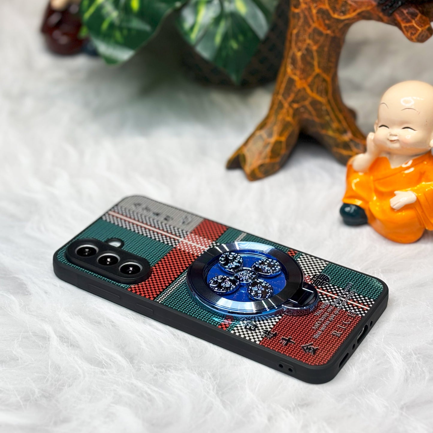 Samsung Galaxy A36 5G Rich Manifestation Wheel Grid Pattern Back Case