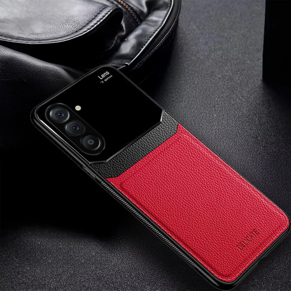 Samsung Galaxy A36 5G Premium Leather Lens Protective Case