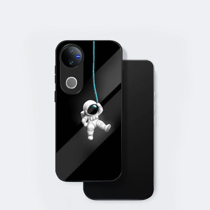Vivo V50 5G Premium Acrylic Shockproof Glass Back Case (Zero Gravity)
