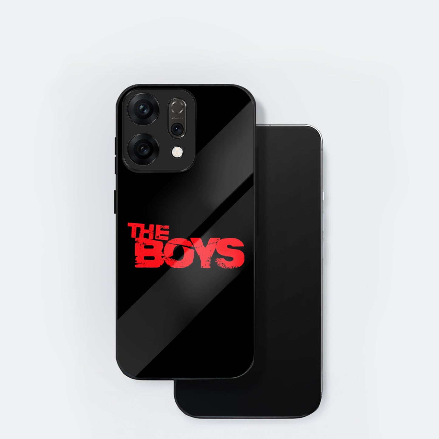 Oppo Reno 14 5G Premium Acrylic Shockproof Glass Back Case (The Boys)
