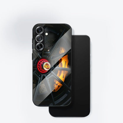 Samsung Galaxy A36 5G Premium Acrylic Shockproof Glass Back Case (Turbo Spin)