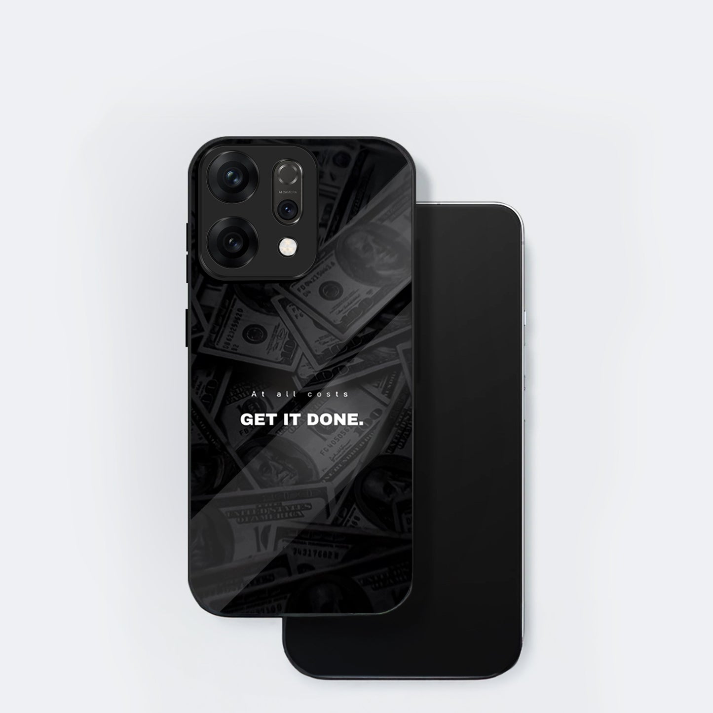 Oppo Reno 14 5G Premium Acrylic Shockproof Glass Back Case (Get It Done)