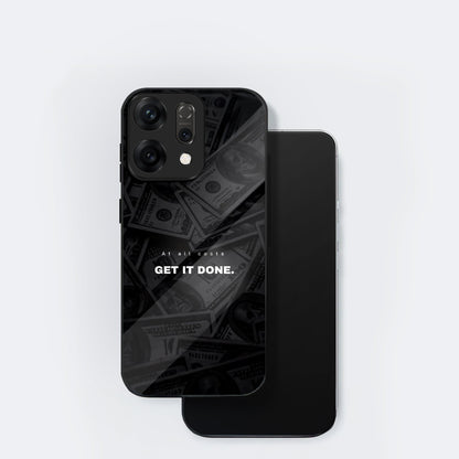 Oppo Reno 14 5G Premium Acrylic Shockproof Glass Back Case (Get It Done)