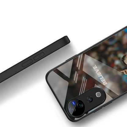 Vivo V40 Pro 5G Premium Acrylic Shockproof Glass Back Case (Virat Kohli)