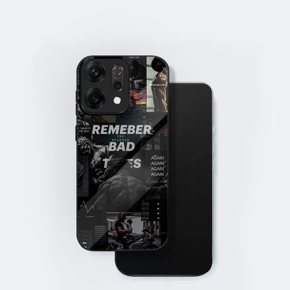 Oppo Reno 14 5G Premium Acrylic Shockproof Glass Back Case (Push Your Limits)