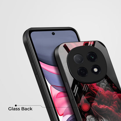 OPPO F29 Pro 5G Premium Acrylic Shockproof Glass Back Case (Flame)
