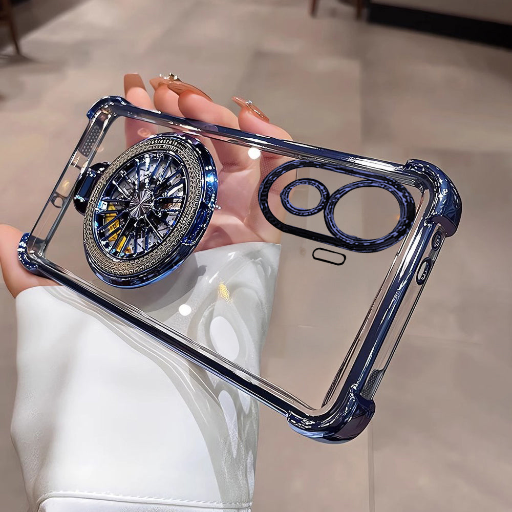 Vivo V40e 5G Premium Stress Buster Wheel Rotating Shockproof Airbags Case