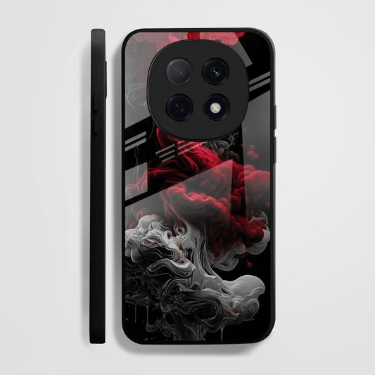 OPPO F29 Pro 5G Premium Acrylic Shockproof Glass Back Case (Flame)