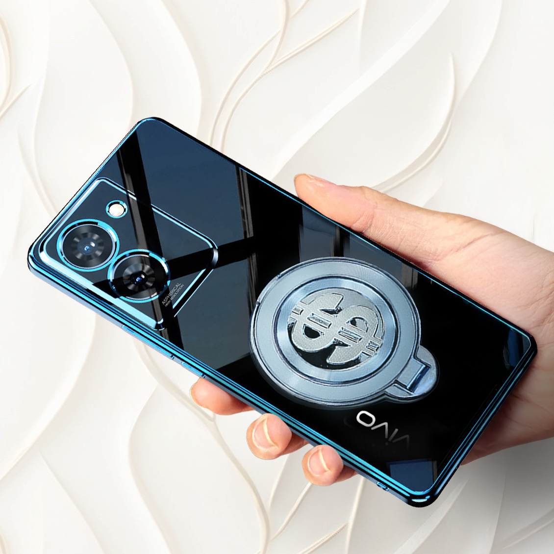 IVoler Cover 3 In 1 Per Vivo Y28s 5G / Vivo Y03 – Custodia Trasparente Morbida In TPU + 2 Pellicole In Vetro Temperato