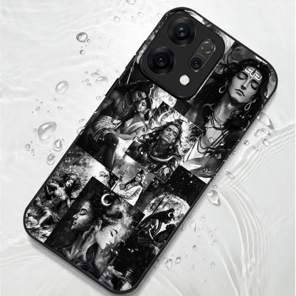 Oppo Reno 14 5G Premium Acrylic Shockproof Glass Back Case (Shiv Vibe)