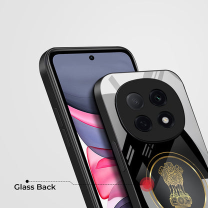 OPPO F29 Pro 5G Premium Acrylic Shockproof Glass Back Case (Ashoka Pillar)