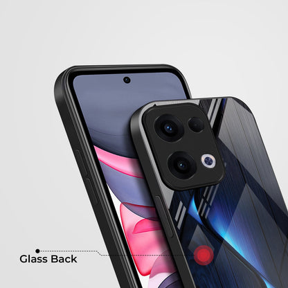Oppo Reno 13 5G Premium Acrylic Shockproof Glass Back Case (ShadowX)