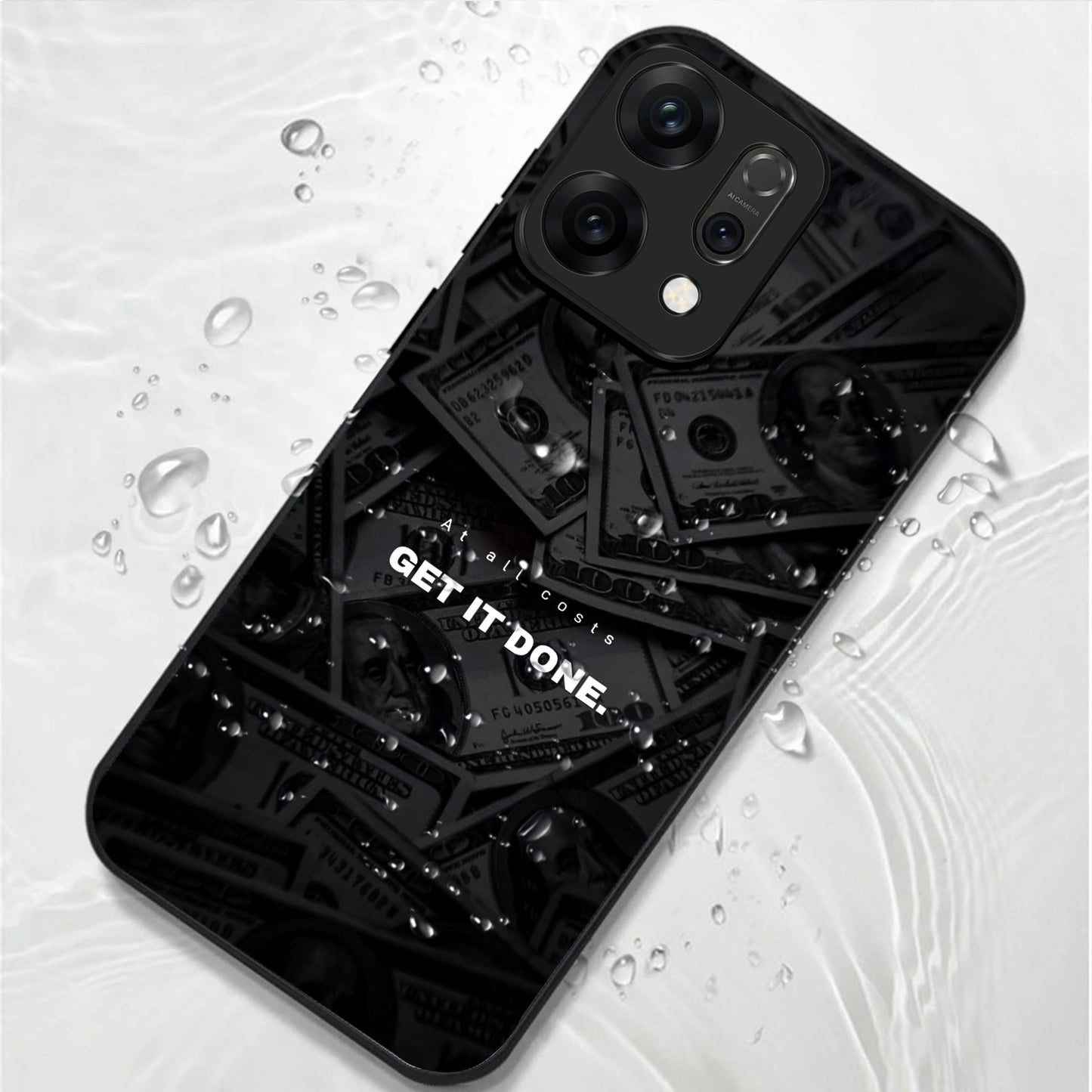 Oppo Reno 14 5G Premium Acrylic Shockproof Glass Back Case (Get It Done)