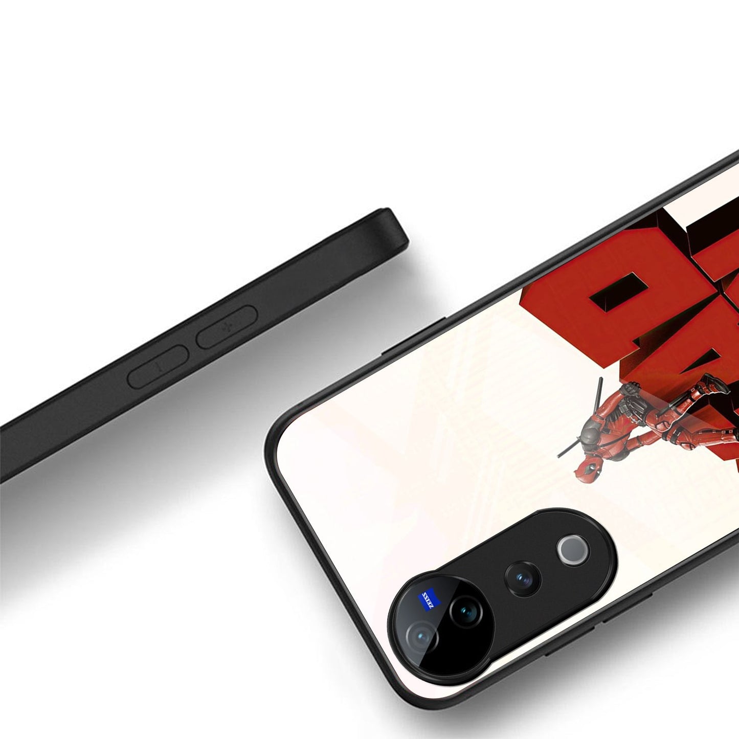 Vivo V40 Pro 5G Premium Acrylic Shockproof Glass Back Case (Deadpool Case)