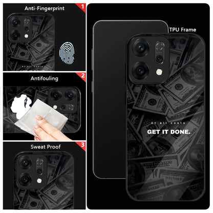 Oppo Reno 14 5G Premium Acrylic Shockproof Glass Back Case (Get It Done)