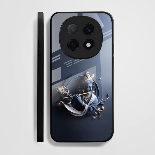 OPPO F29 Pro 5G Premium Acrylic Shockproof Glass Back Case (Load Krishna)