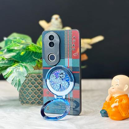 Vivo V50 5G Rich Manifestation Wheel Grid Pattern Back Case