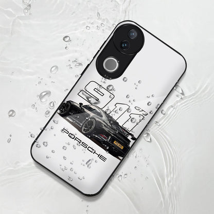 Vivo V50 5G Premium Acrylic Shockproof Glass Back Case (Porsche Case)