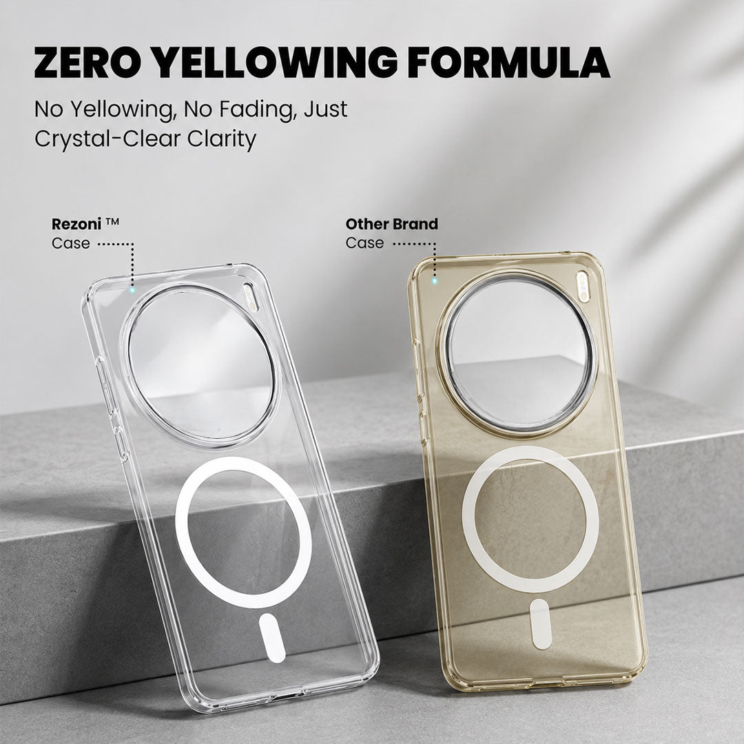 Vivo X200 Pro 5G Clear Anti-Yellow MagSafe Protective Case
