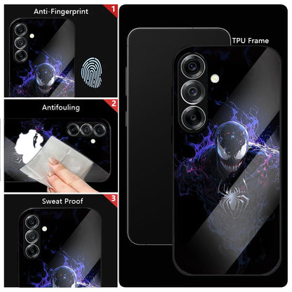 Samsung Galaxy A36 5G Premium Acrylic Shockproof Glass Back Case (Neon Predator)