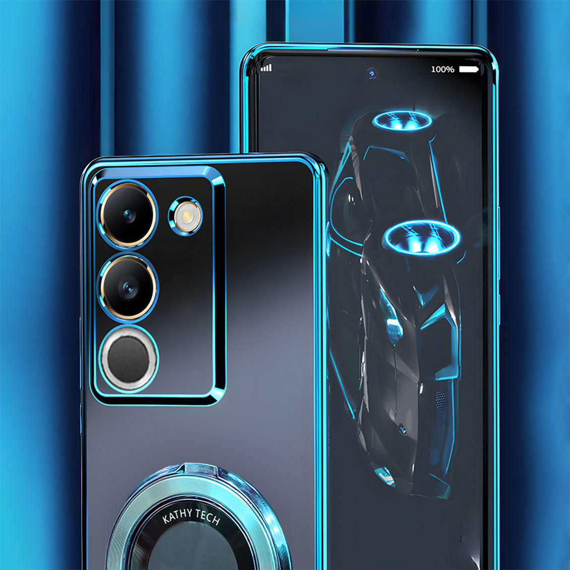 Vivo Y200 5G Magnifier Electroplating Case