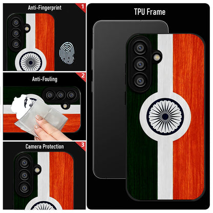 Samsung Galaxy A36 5G Premium Acrylic Shockproof Glass Back Case (India Pride)