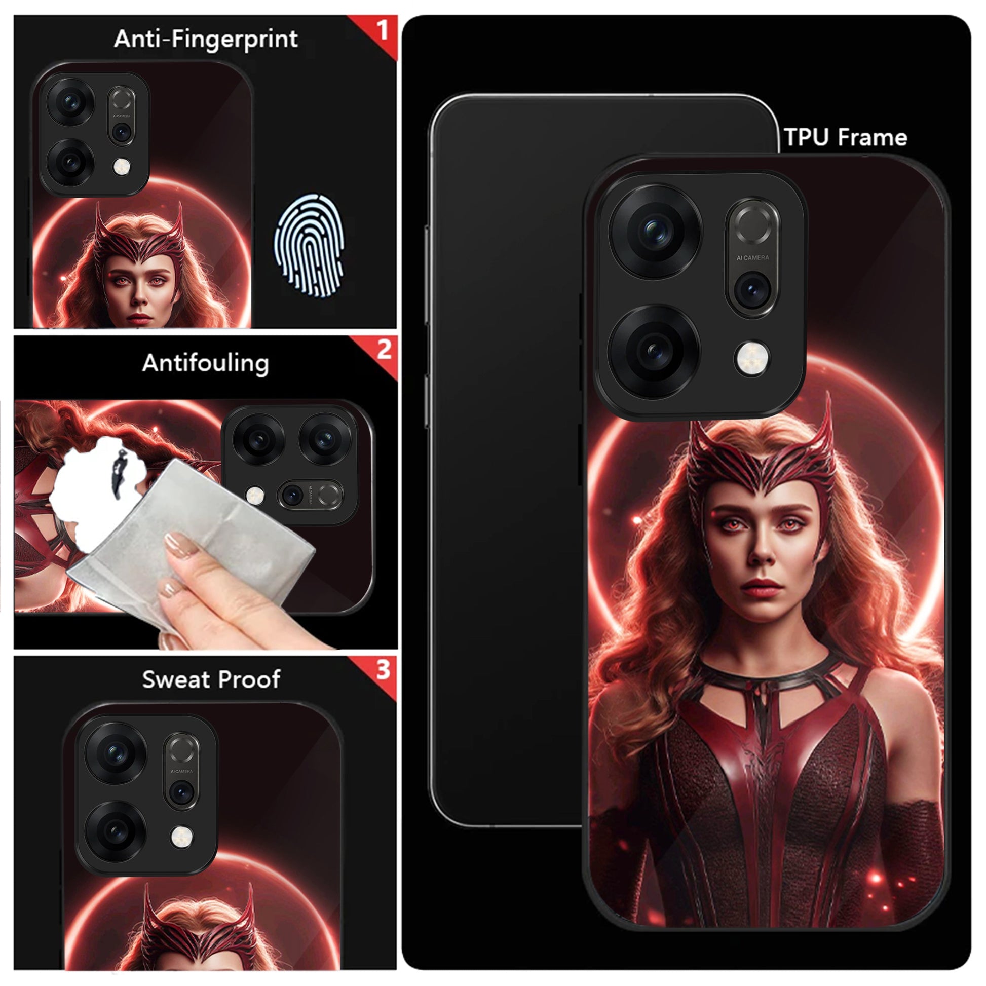 Oppo Reno 14 Acrylic Back Glass Cover