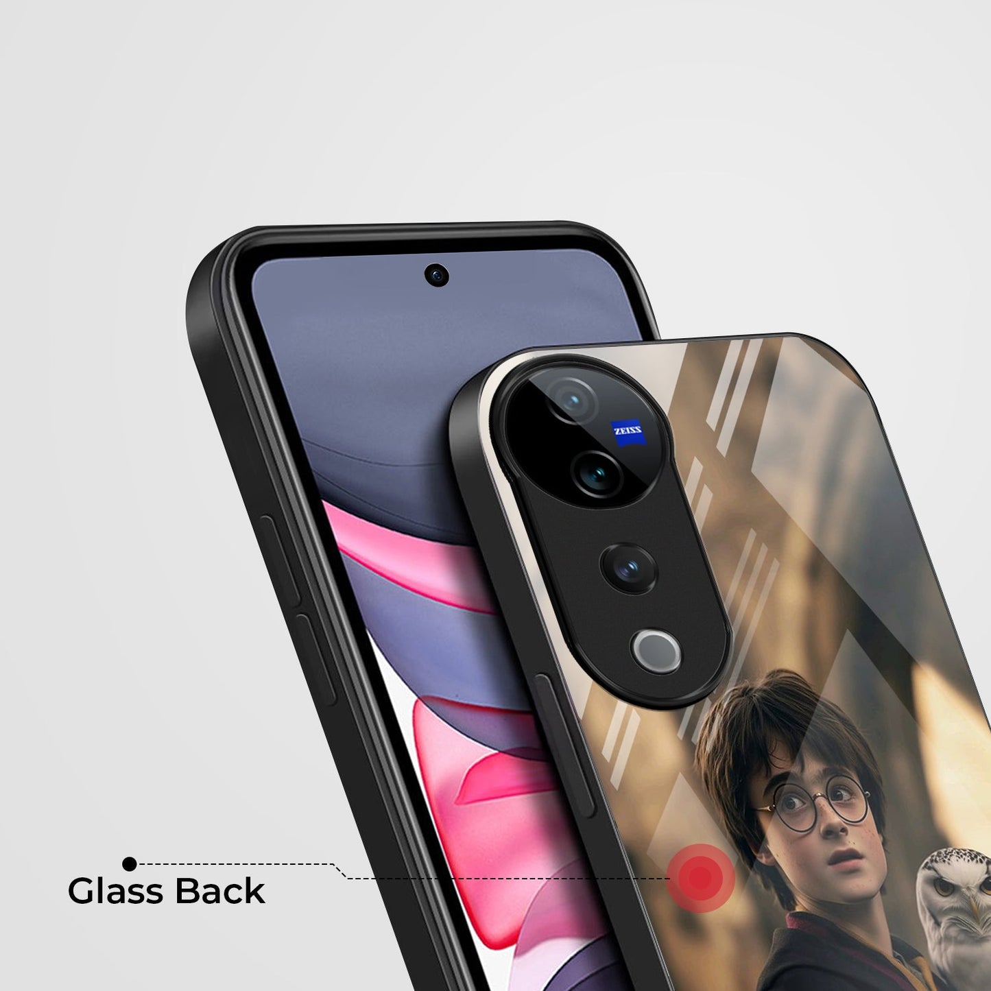 Vivo V40 Pro 5G Premium Acrylic Shockproof Glass Back Case (Harry)
