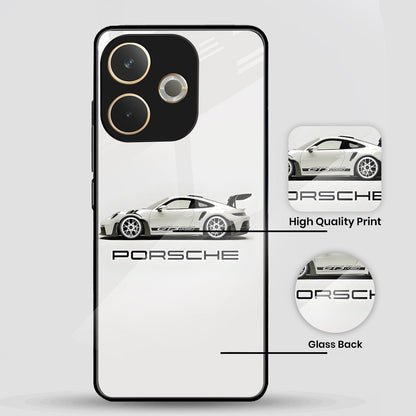 Oppo A5 Pro 5G Premium Acrylic Shockproof Glass Back Case (Porsche)