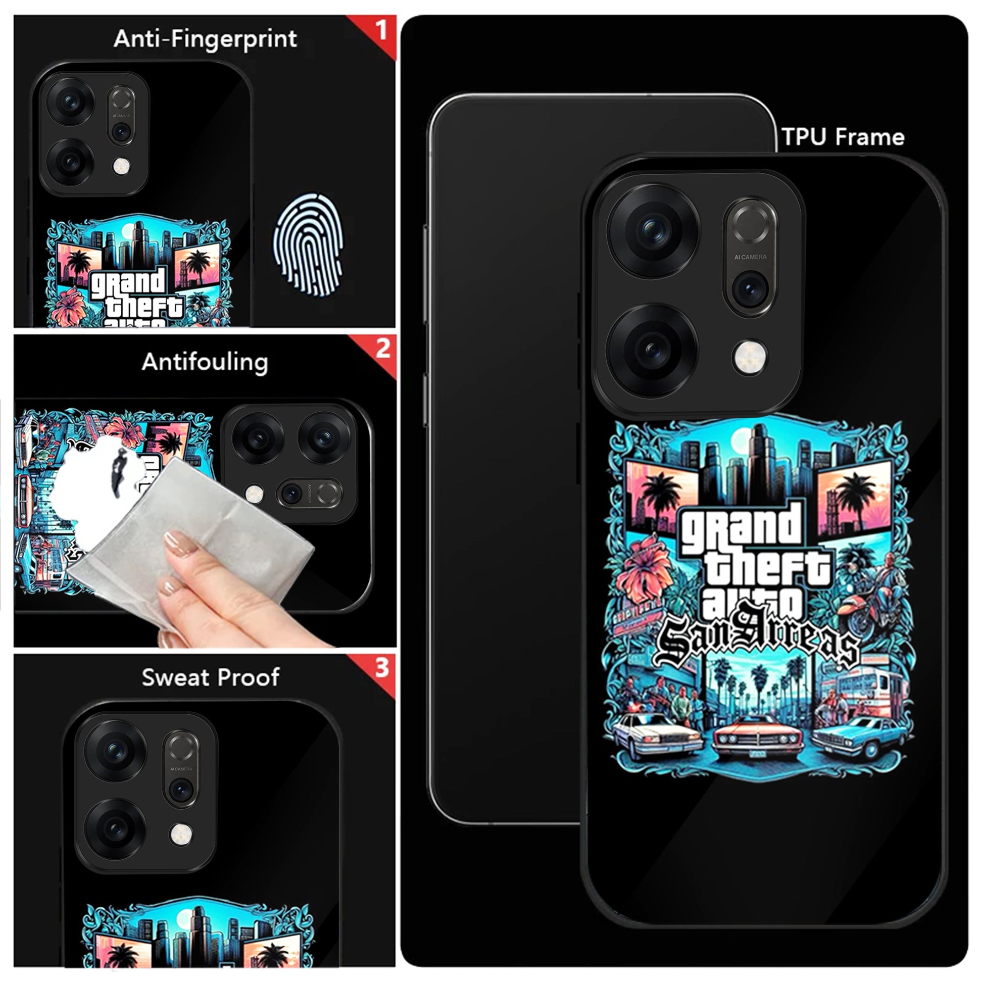 Oppo Reno 14 Back Glass Case