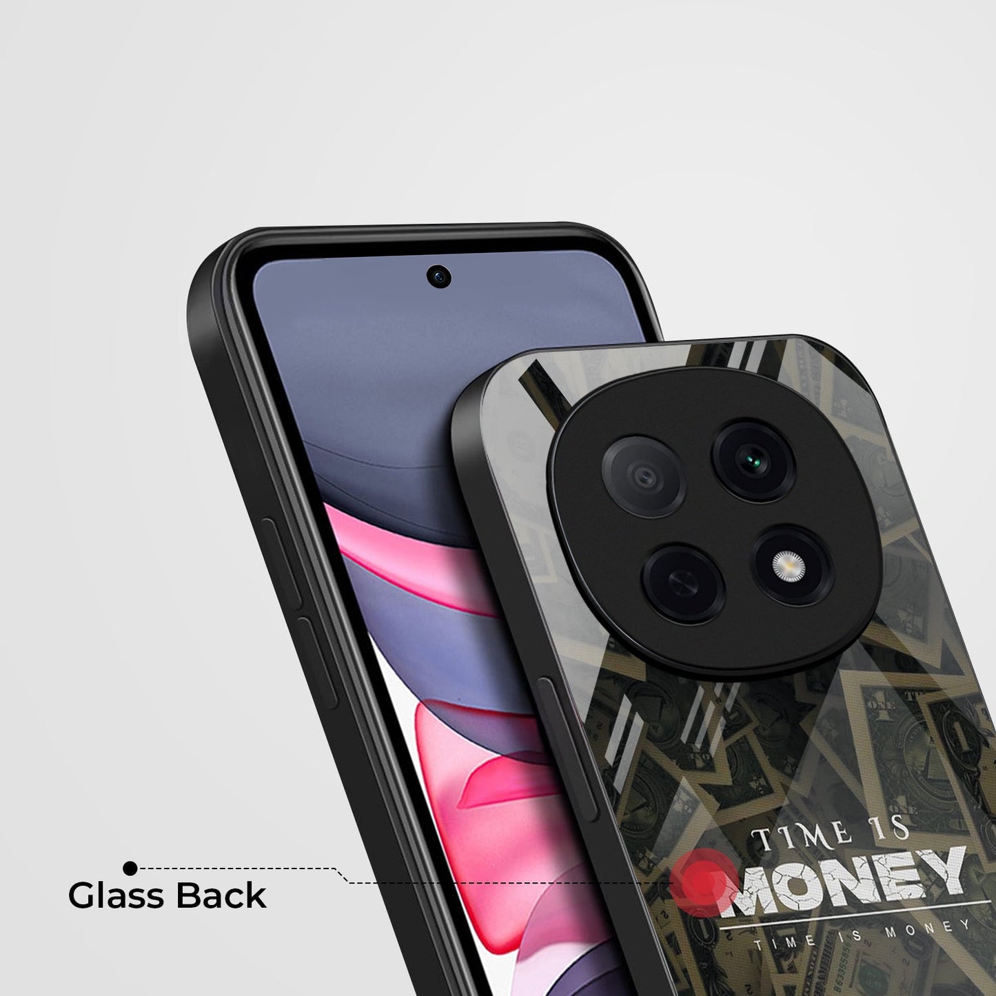 OPPO F29 Pro 5G Premium Acrylic Shockproof Glass Back Case (Money)