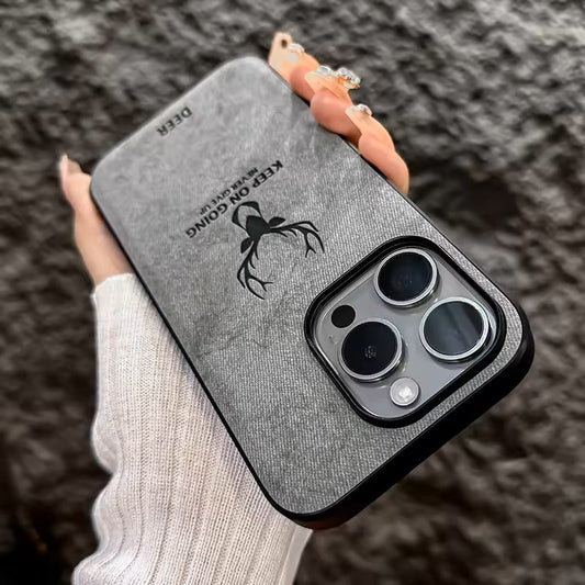 Luxury Shockproof Deer Mobile Phone Case For iPhone