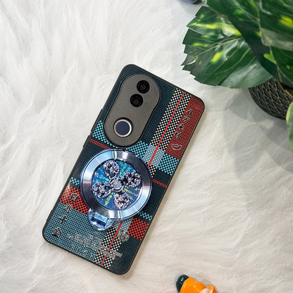 Vivo V50 5G Rich Manifestation Wheel Grid Pattern Back Case