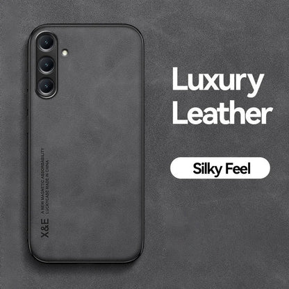 Galaxy A55 5G Comfortable Touch Sheepskin Leather Mobile Phone Case