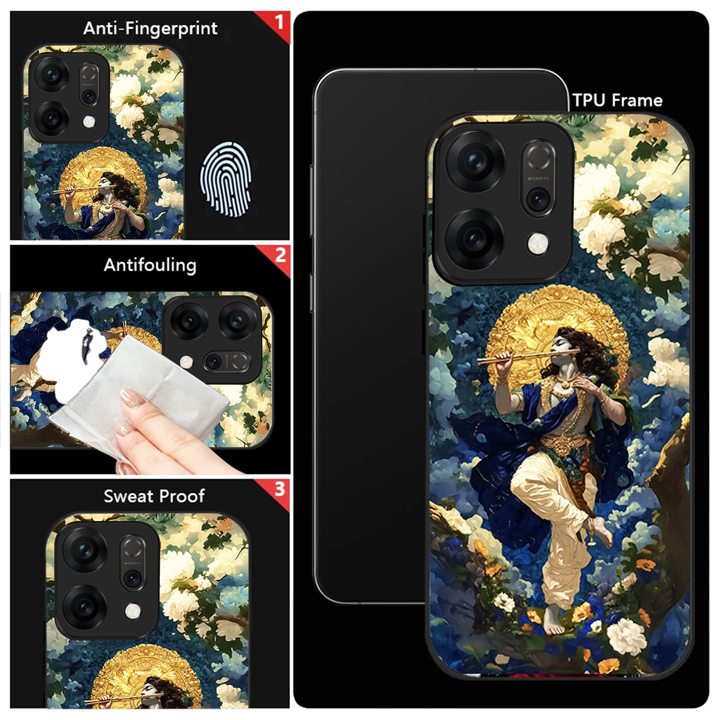 Oppo Reno 14 5G Divine Art Design Aesthetic Glass Case