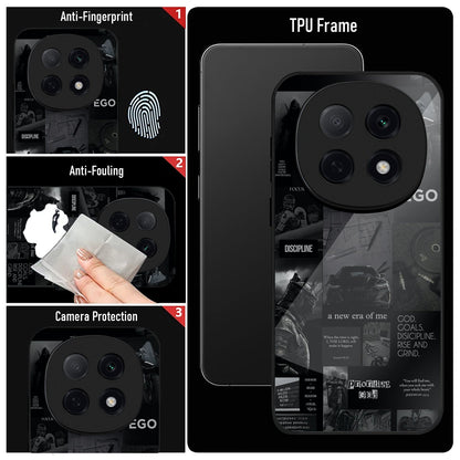 OPPO F29 Pro 5G Premium Acrylic Shockproof Glass Back Case (Discipline Drive)