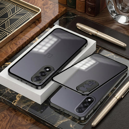 OnePlus Nord 5 5G Aluminium Metal Bumper Shield Transparent Back Case