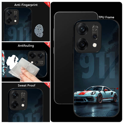 Oppo Reno 14 5G Premium Acrylic Shockproof Glass Back Case (GTR-911)