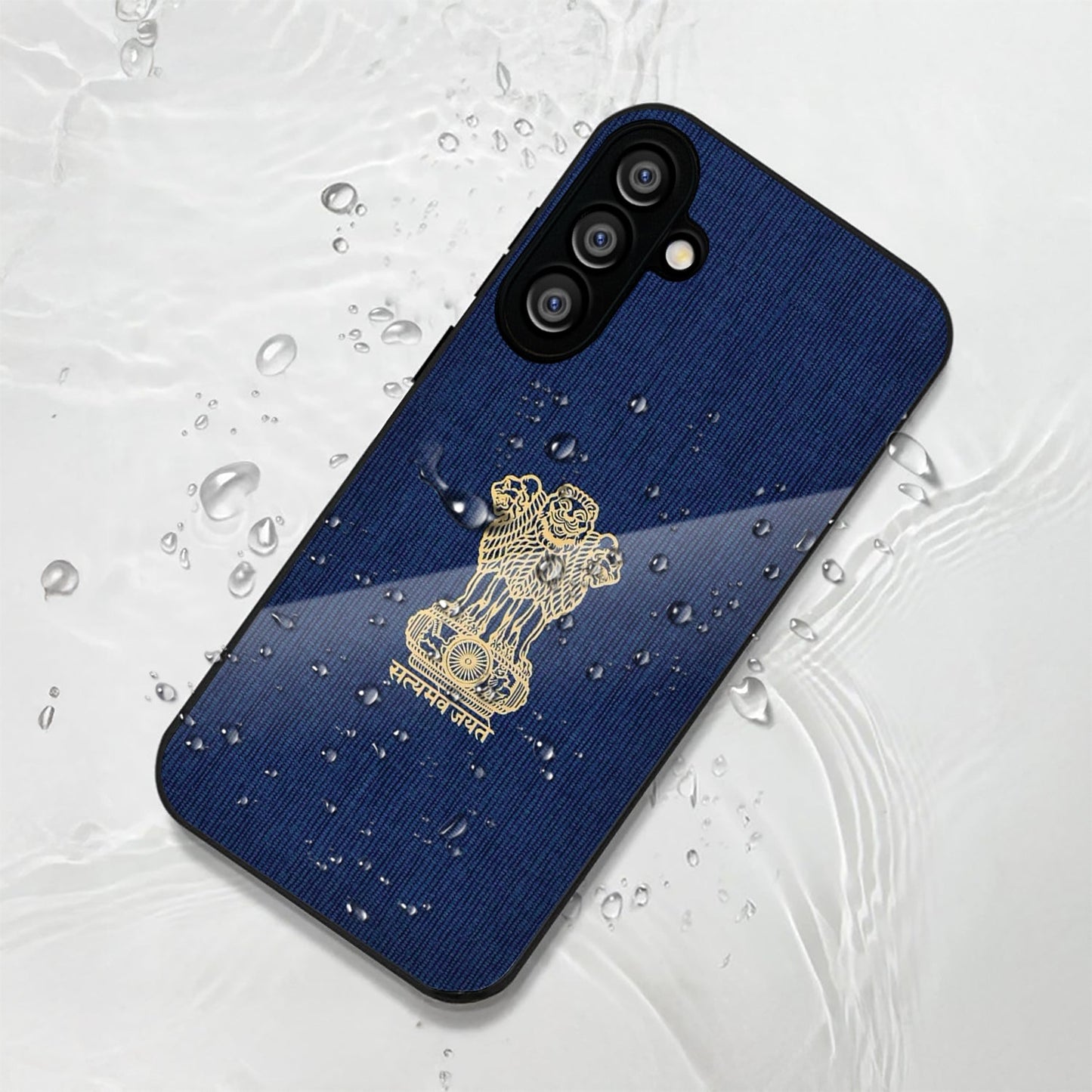 Samsung Galaxy A36 5G Premium Acrylic Shockproof Glass Back Case (Nation Pride)