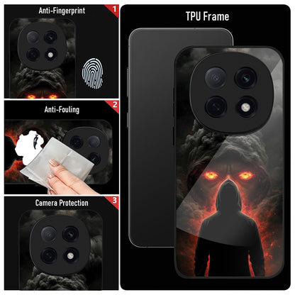 OPPO F29 Pro 5G Premium Acrylic Shockproof Glass Back Case (Nightmare)