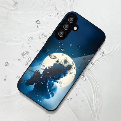 Samsung Galaxy A36 5G Premium Acrylic Shockproof Glass Back Case (Midnight Krishna)