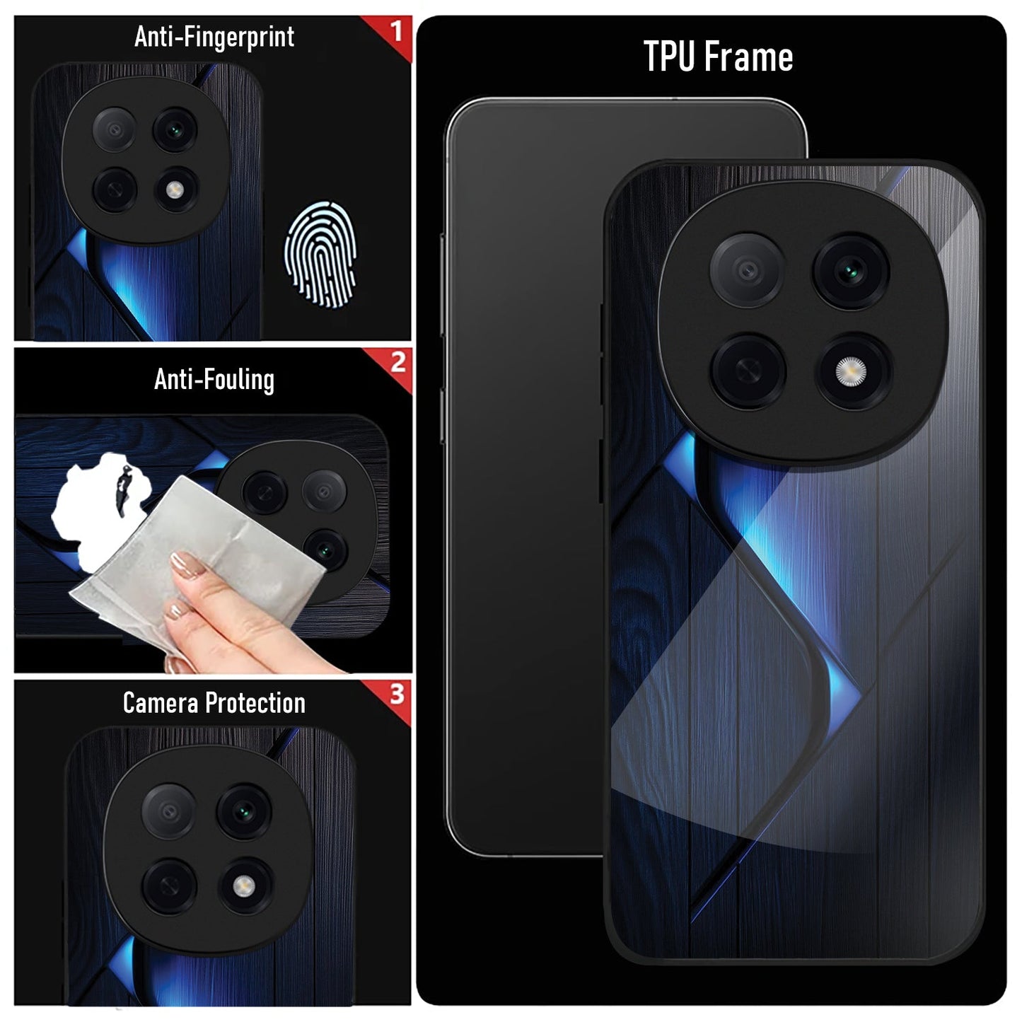 OPPO F29 Pro 5G Premium Acrylic Shockproof Glass Back Case (ShadowX)