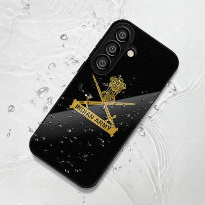 Samsung Galaxy A36 5G Premium Acrylic Shockproof Glass Back Case (Indian Army)