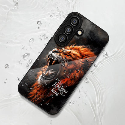 Samsung Galaxy A36 5G Premium Acrylic Shockproof Glass Back Case (Fearless King)