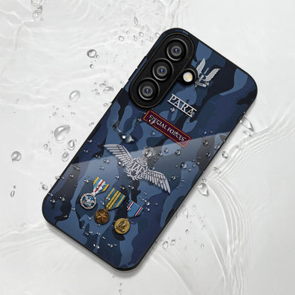 Samsung Galaxy A36 5G Premium Acrylic Shockproof Glass Back Case (Special Forces)
