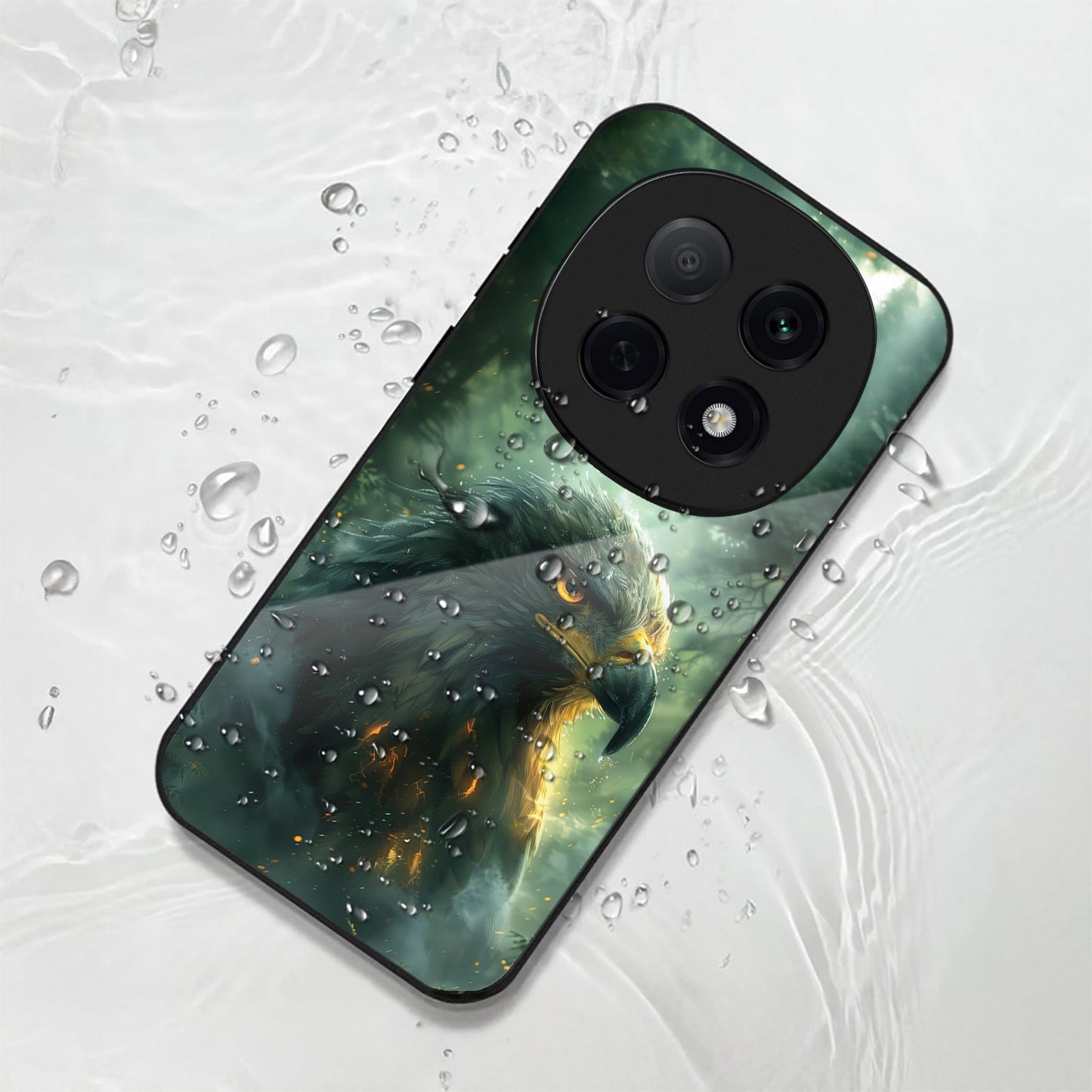 OPPO F29 Pro 5G Premium Acrylic Shockproof Glass Back Case (Eagle Case)