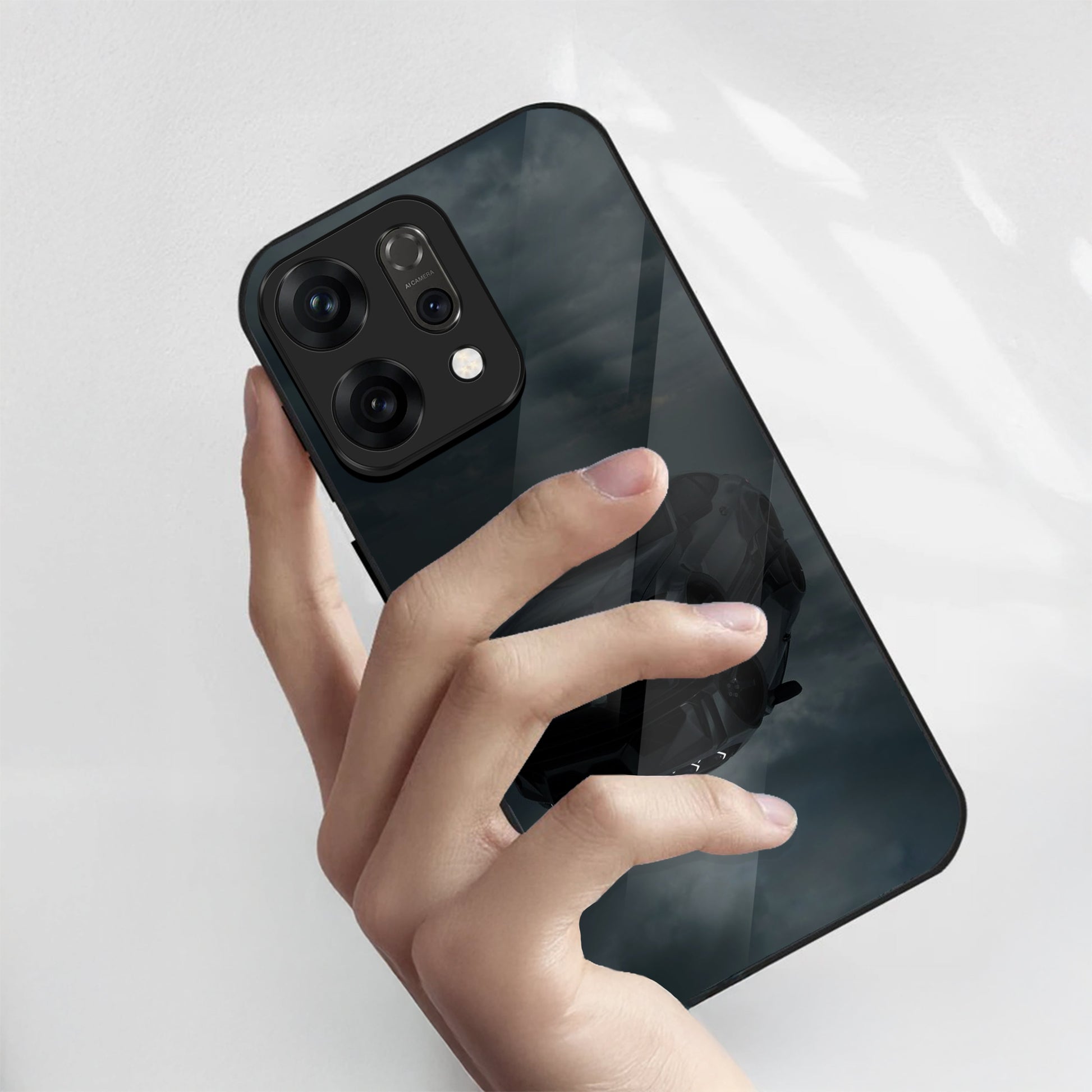 Oppo Reno 14 Printed Glass Back Case