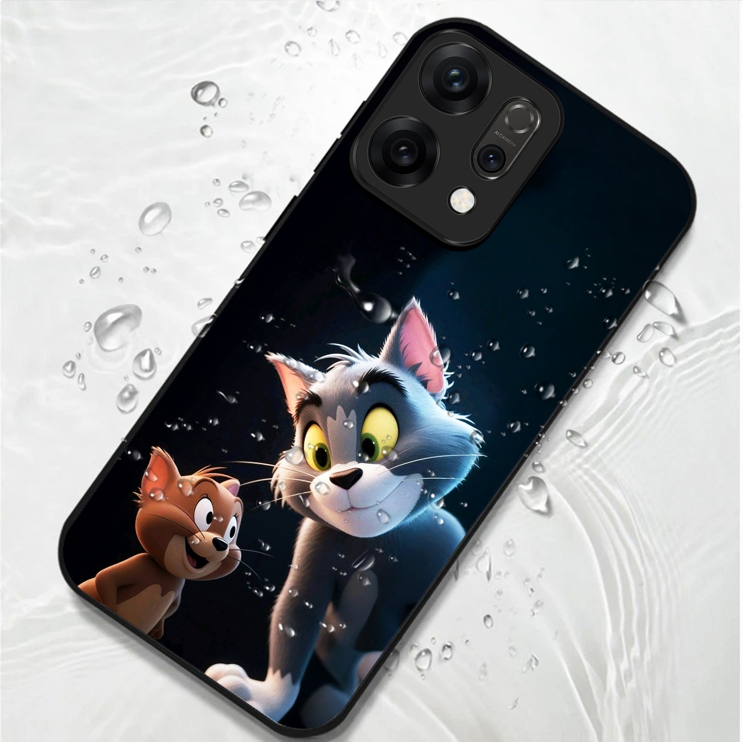 Oppo Reno 14 5G Classic Cartoon Characters Design Aesthetic Glass Case