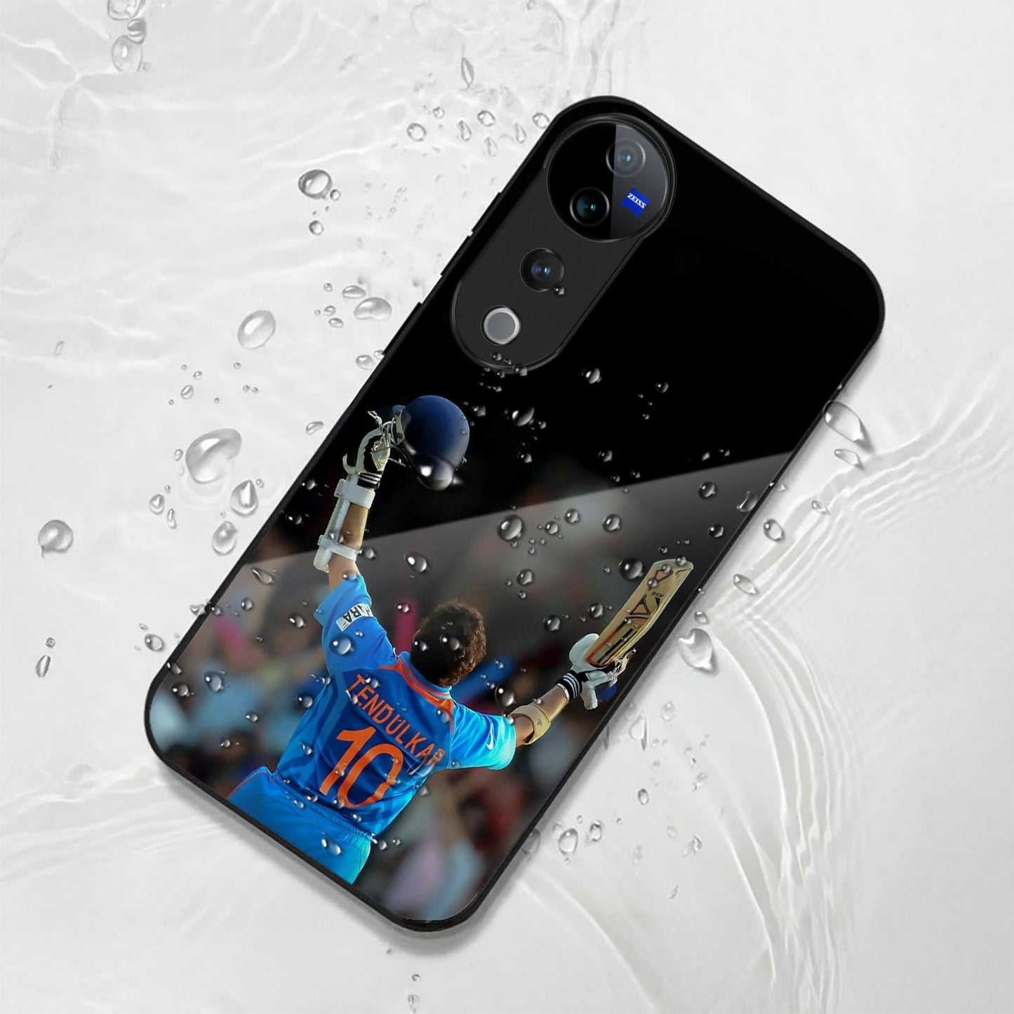 Vivo V40 Pro 5G Premium Acrylic Shockproof Glass Back Case (Tendulkar)