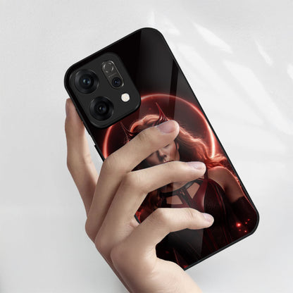 Oppo Reno 14 Printed Glass Back Case
